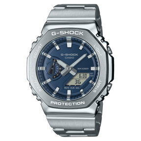 G-Steel GM-2100 Blu Acciaio-Orologi-CASIO-Gioielleria Granarelli