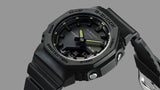 G-Shock Donna GMA-P2100 Nero dettagli Giallo