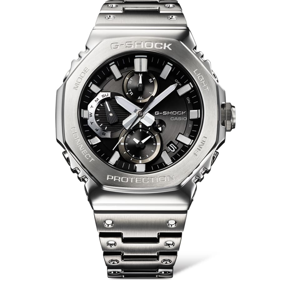 GMC-B2100 Black steel chronograph