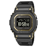 G-Shock Nero dettagli Oro Acciaio