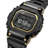 G-Shock Nero dettagli Oro Acciaio