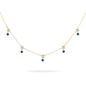 Girocollo 5 Stelle e Zirconi - Essence-Girocolli-RUE DES MILLE-Gioielleria Granarelli