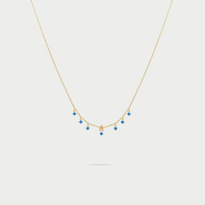 Girocollo mini stella e punti luce pendenti-Girocolli-RUE DES MILLE-Gioielleria Granarelli