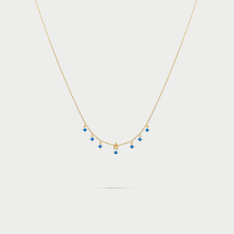 Girocollo mini stella e punti luce pendenti-Girocolli-RUE DES MILLE-Gioielleria Granarelli