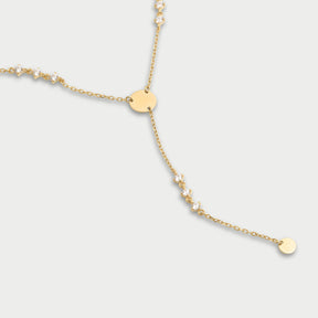 Girocollo rosario disco e punti luce-Girocolli-RUE DES MILLE-Gioielleria Granarelli