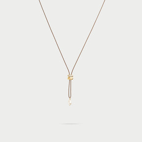 Collana tessuto saliscendi Perla-Girocolli-RUE DES MILLE-Gioielleria Granarelli