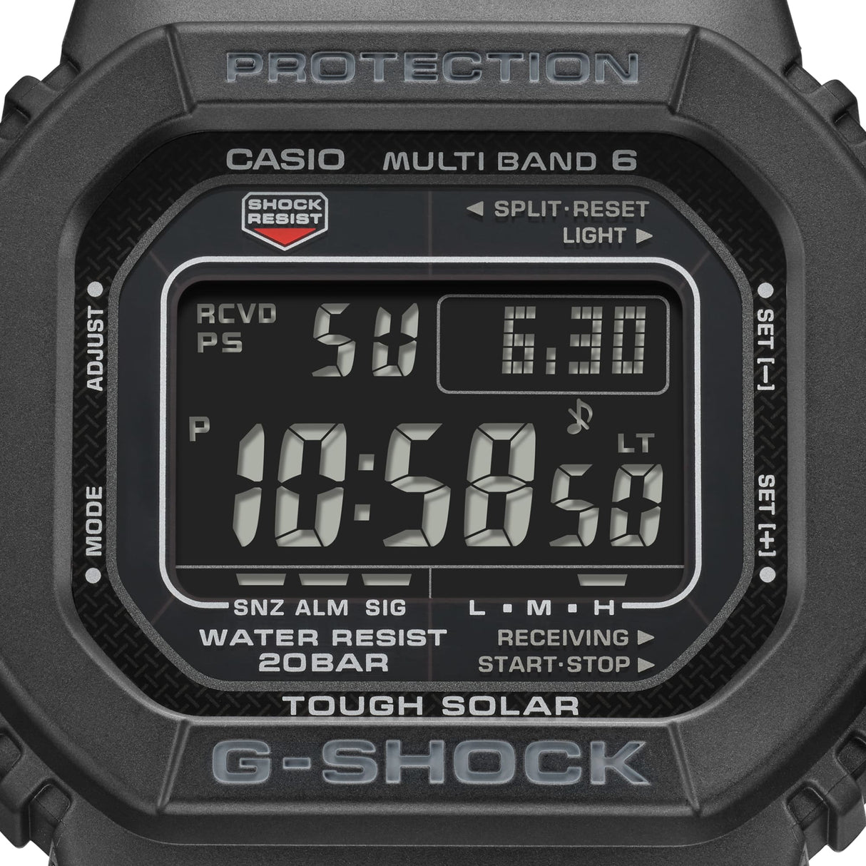 G-Shock Serie 5600 Nero