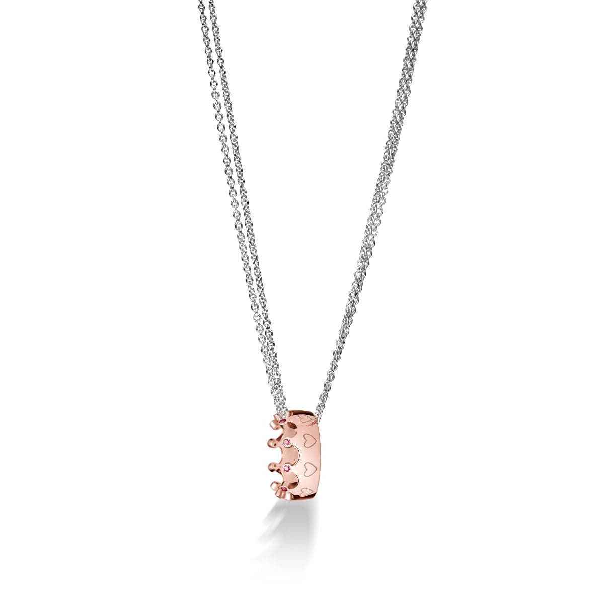 Ghiera Lovetto Oro Rosa con Swarovski-Girocolli-LE BEBE'- [SKU] -Gioielleria Granarelli
