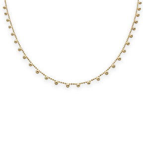 Girocollo Bollicine in Oro Giallo cm 46-Girocolli-GRANARELLI-Gioielleria Granarelli