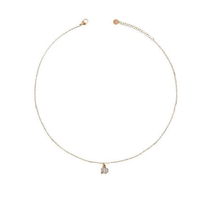 Girocollo Catena e Quadrifogli Zirconi-Girocolli-RUE DES MILLE- [SKU] -Gioielleria Granarelli