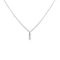 Girocollo Iniziale I in Oro Bianco con Diamanti-Girocolli-CRIVELLI- [SKU] -Gioielleria Granarelli