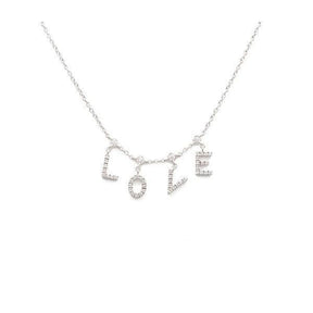 Girocollo LOVE Diamanti-Girocolli-CRIVELLI- [SKU] -Gioielleria Granarelli