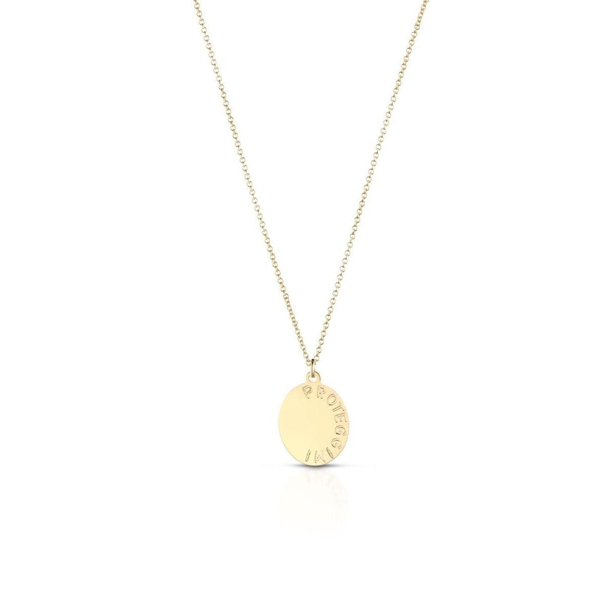 Girocollo Madonnina Smaltata-Girocolli-LE BEBE'- [SKU] -Gioielleria Granarelli