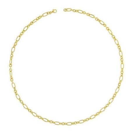 Girocollo Maglia Alternata Vintage Dorata-Girocolli-RUE DES MILLE- [SKU] -Gioielleria Granarelli