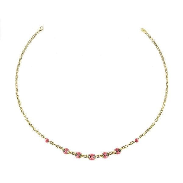 Girocollo Maglia Marina Rosa-Girocolli-RUE DES MILLE- [SKU] -Gioielleria Granarelli