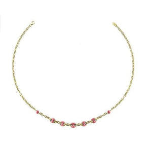 Girocollo Maglia Marina Rosa-Girocolli-RUE DES MILLE- [SKU] -Gioielleria Granarelli