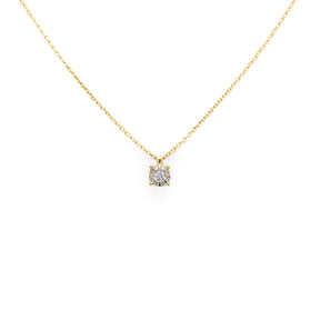 Girocollo Punto Luce 0.06kt Illusione In Oro Giallo-GRANARELLI-CI055#.3.30BLU2BCED-Gioielleria Granarelli