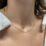 Girocollo Sfere Lisce in Oro Giallo cm 42-GRANARELLI-CL-RO-OG-42-Gioielleria Granarelli