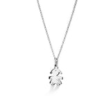 Girocollo i Pavè Piccoli Bimba Oro Bianco-Girocolli-LE BEBE'- [SKU] -Gioielleria Granarelli