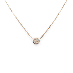 Girocollo in Oro Rosa con Pavé Diamanti-Girocolli-CRIVELLI- [SKU] -Gioielleria Granarelli