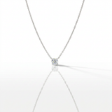 Girocollo Punto Luce Castone a Calice 0.30kt GIA 1507739623