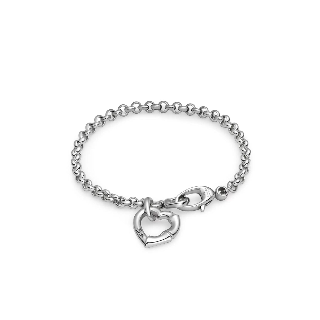 Bracciale Catena Gucci e Cuore-Bracciali-GUCCI-18-Gioielleria Granarelli