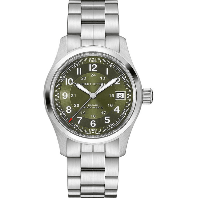 Khaki Field Verde 38 mm-Orologi-HAMILTON-Gioielleria Granarelli