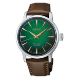 Presage Cocktail Time Pelle Verde 38,5mm