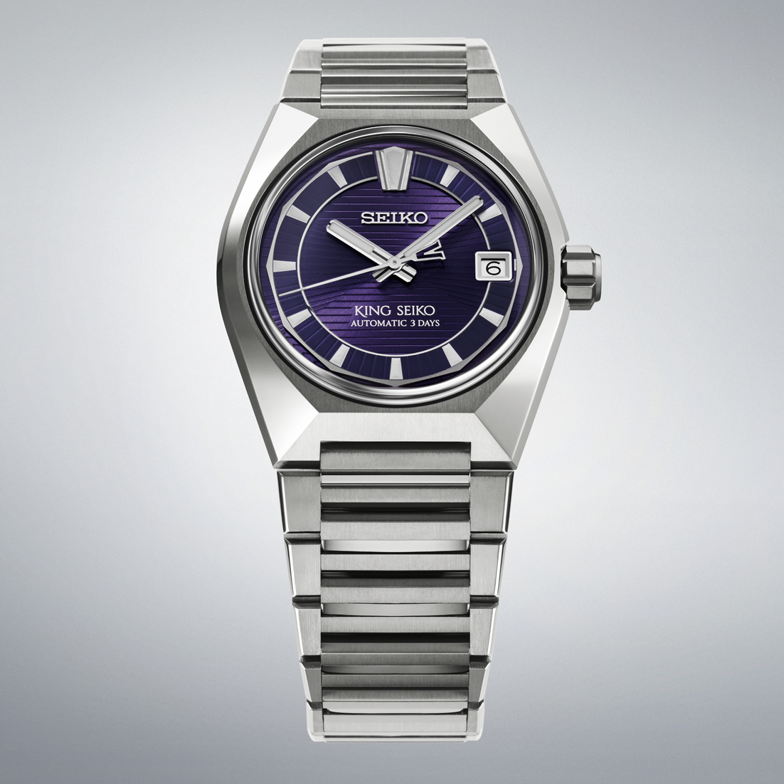 King Seiko Vanac Automatico Viola Titanio 41mm