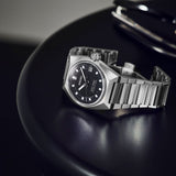 King Seiko Vanac Automatico Nero Acciaio 41mm