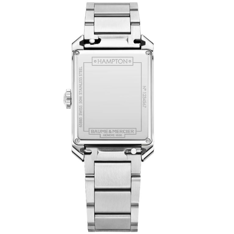 Hampton Quarzo Acciaio 10740-Orologi-BAUME ET MERCIER-Gioielleria Granarelli