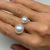 Anillo de corazón de zafiro y diamante