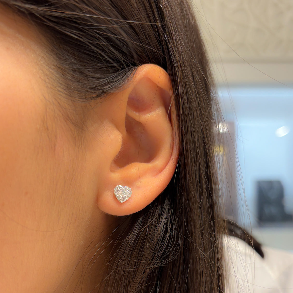 Halo Heart Halo Light Punto Earrings 0,636