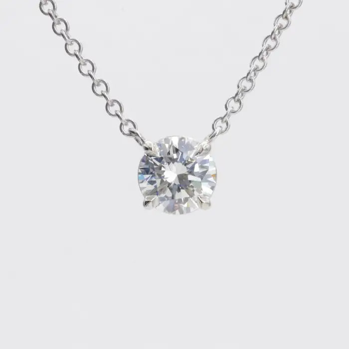 Girocollo Punto Luce Castone a Calice 0.56kt-Girocolli-GRANARELLI-Gioielleria Granarelli