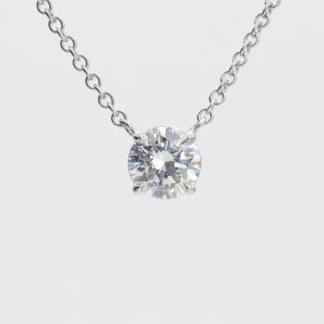 Girocollo Punto Luce Castone a Calice 0.56kt-Girocolli-GRANARELLI-Gioielleria Granarelli