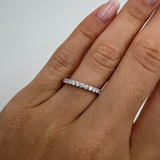 Fedina Girodito Diamanti 0,75ct in Oro Bianco