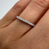 Fedina Girodito Diamanti 0,25ct in Oro Bianco