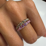 Fedina Scalata Diamanti Brown 0.81kt Oro Rosa