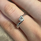 Anello Recarlo Solitario 0.31kt in Oro Bianco e Diamante-Anelli-RECARLO-Gioielleria Granarelli