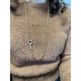 Collana Lunga Link di diamanti in Oro rosa