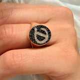 Anello Chevalier con iniziale D