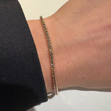 Bracciale Tennis Oro Rosa e Diamanti Brown 2,5ct