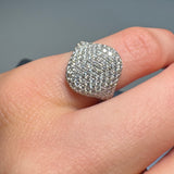 Chevalier Pavè oval Diamond Gold Pavè