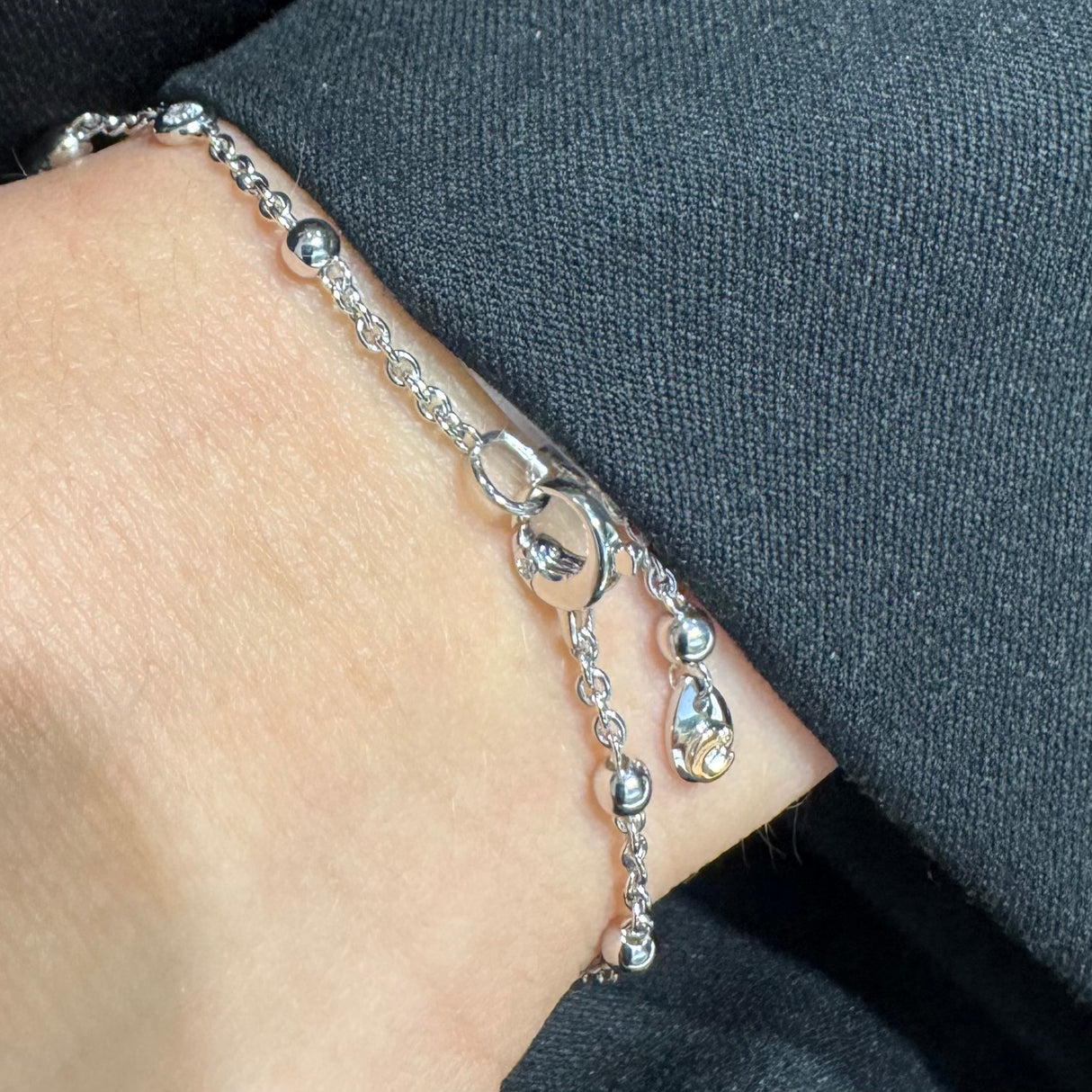 Bracciale Rosario in oro con Diamanti 0,16kt