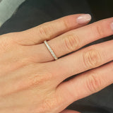 Anello Fedina con Diamanti 0.42kt in Oro Rosa-Anelli-GRANARELLI-Gioielleria Granarelli