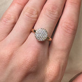 Anello Pavè in Oro Rosa