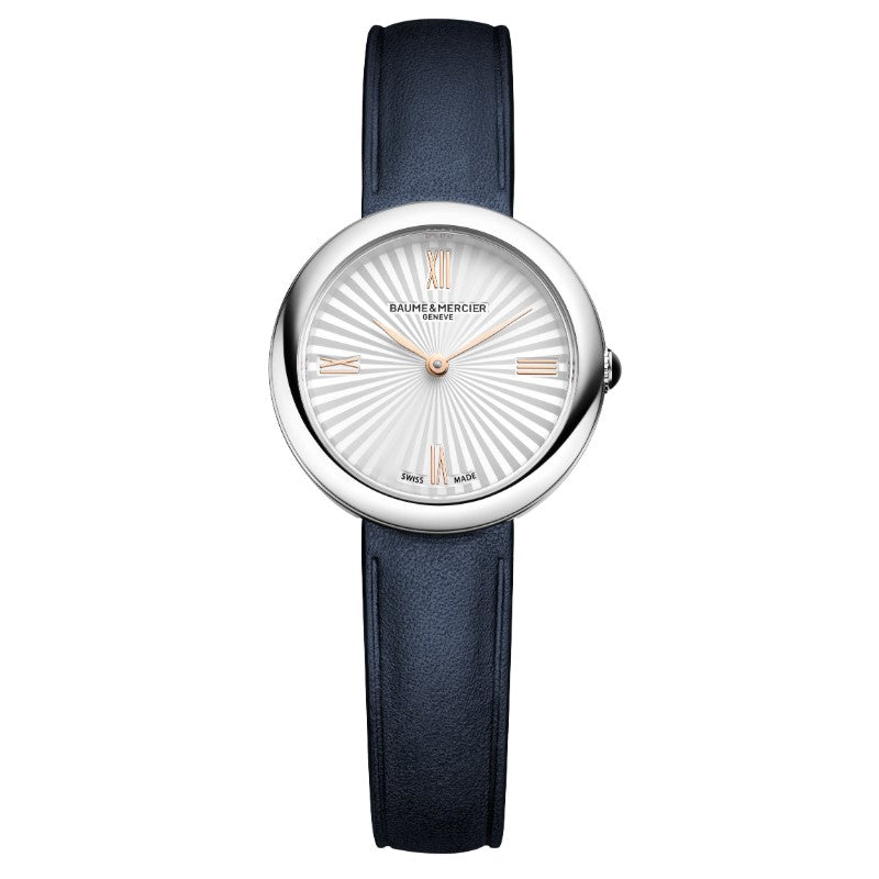 Joia de Baume & Mercier Quarzo Bianco Pelle 28mm 10847
