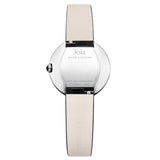 Joia de Baume & Mercier Quarzo Bianco Pelle 28mm 10847