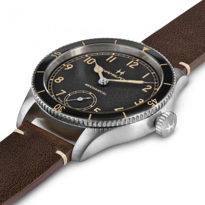 Khaki Aviation Pilot Pioneer-Orologi-HAMILTON- [SKU] -Gioielleria Granarelli
