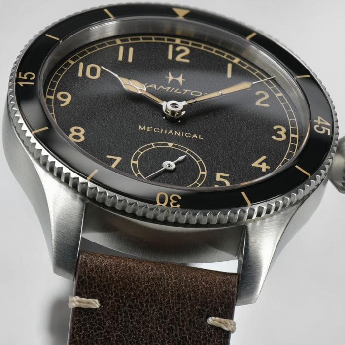 Khaki Aviation Pilot Pioneer-Orologi-HAMILTON- [SKU] -Gioielleria Granarelli